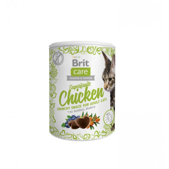 Brit Care Cat Snack Superfruits Chicken - ласощі для котів, з куркою