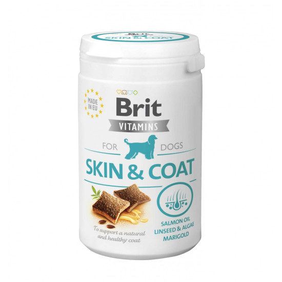 Brit Vitamins Skin and Coat (Брит) - добавка для здоровья кожи и шерсти собак