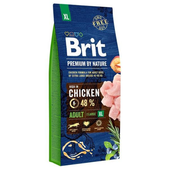 Brit Premium Adult XL - дорослі собаки гигантських порід, з куркою