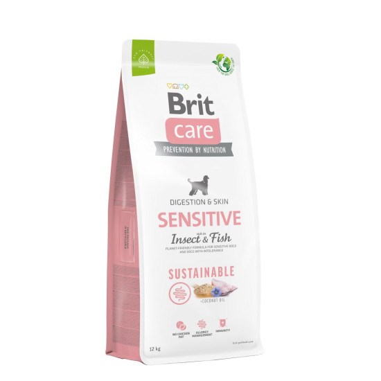 Brit Care Dog Sustainable Sensitive - дорослі собаки, схильні до алергії, з протеїном комах