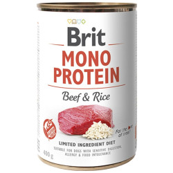 Brit Mono Protein - консервований корм для собак, з яловичиною та рисом