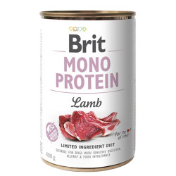 Brit Mono Protein - консервований корм для собак, з ягням