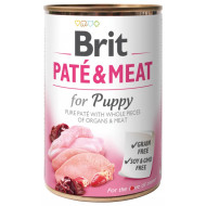Brit Pate & Meat - консервований корм для цуценят, з куркою