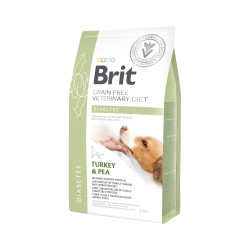 Brit Veterinary Diet Diabetes (Брит Диабетис) - диета для собак при диабете, с индейкой и горохом