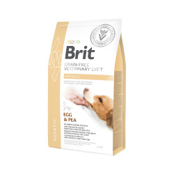 Brit Veterinary Diet Hepatic (Брит Гепатик) - диета для собак при заболеваниях печени, с яйцом и горохом