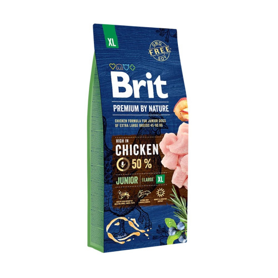 Brit Premium Junior XL (Брит Премиум) - щенки гигантских пород, с курицей