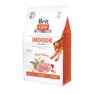 Brit Care Cat GF Indoor Anti-stress - дорослі кішки, що живуть у приміщенні, з куркою