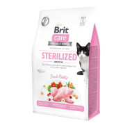 Brit Care Cat GF Sterilized Sensitive - дорослі стерилізовані кішки з чутливим травленням, з кроликом