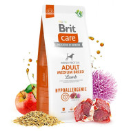 Brit Care Dog Hypoallergenic Adult Medium Breed - дорослі собаки середніх порід, з ягням 