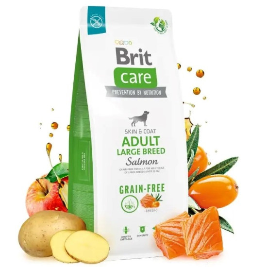 Brit Care Dog Grain-free Adult Large Breed (Брит Кеир) - взрослые собаки крупных пород, с лососем