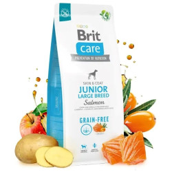 Brit Care Dog Grain-free Junior Large Breed (Брит Кеир) - щенки крупных пород с чувствительной кожей, с лососем