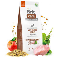 Brit Care Dog Hypoallergenic Weight Loss (Брит Кеир) - взрослые собаки с избыточным весом, с кроликом