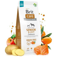 Brit Care Dog Grain-free Senior & Light - літні собаки, з лососем
