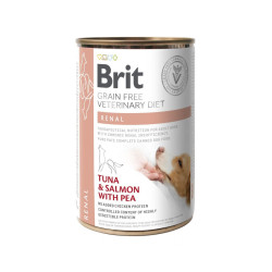 Brit Veterinary Diet Renal - дієта для собак при захворюваннях нирок, з тунцем та лососем