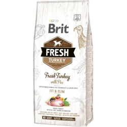 Brit Fresh Turkey with Pea Adult Fit & Slim - собаки, схильні до зайвої ваги, з індичкою
