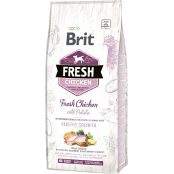 Brit Fresh Chicken with Potato Puppy Healthy Growth - цуценята, з куркою
