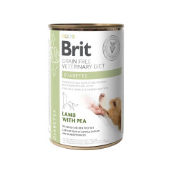 Brit Veterinary Diet Diabetes (Брит Диабетис) - диета для собак, при сахарном диабете, с ягненком и горохом