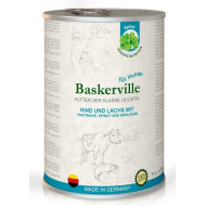 Baskerville (Баскервіль) - консервований корм для собак, з яловичиною, лососем, пастернаком, шпинатом і зеленню