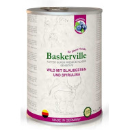 Baskerville Sensitive (Баскервиль) - консервированный корм для  собак, с олениной, черникой и спирулиной