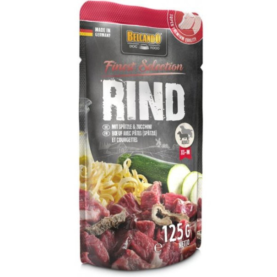 Belcando Finest Selection (Белькандо) - консервированный корм для  собак, с говядиной, лапшой и цукини