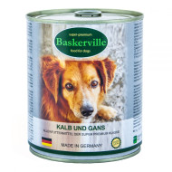 Baskerville (Баскервіль) - консервований корм для собак, з телятиною та м'ясом гусака