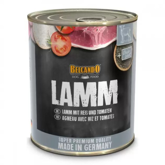 Belcando (Белькандо) - консервований корм для собак, з ягням, рисом та помідорами