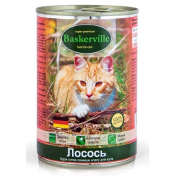 Baskerville (Баскервіль) - консервований корм для котів, з лососем