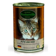 Baskerville (Баскервиль) - консервированный корм для кошек, с говядиной и индейкой
